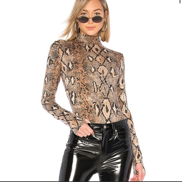 I.AM.GIA Tops - I AM GIA Snake Bodysuit